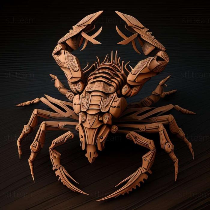 3D model Euscorpius carpathicus (STL)